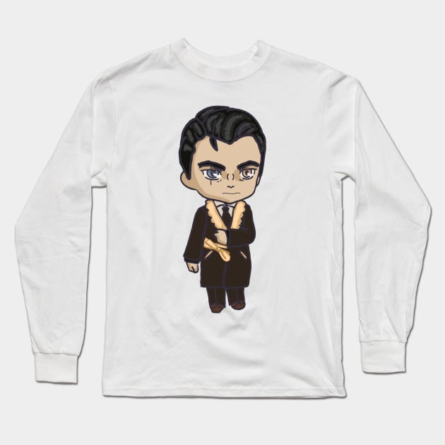 Chibi Benjamin Long Sleeve T-Shirt by HappyRandomArt